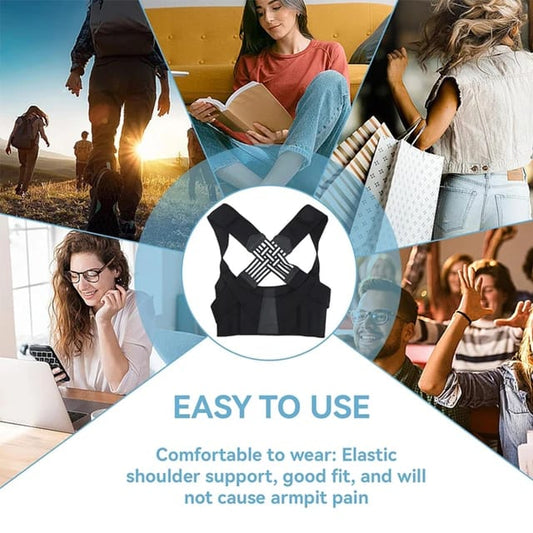 Flexible lumbar belt to straighten the back and correct shoulder position for ladies, gentlemen and teenagers to eliminate or prevent curvature